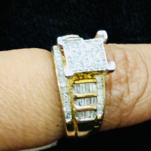 Deisgner Bridal Engagement REAL DIAMOND 1/2ct RING - Picture 11 of 12